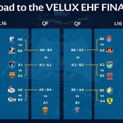 Definidos los cruces de octavos y cuartos hacia la Final Four