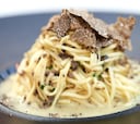 Este es el restaurante italiano donde van a comer los italianos en Madrid: carbonara al tartufo y uno de los mejores atardeceres de la ciudad