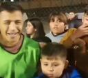 La movida noche de Alexis en Tocopilla: ¡hasta jugó un partido!