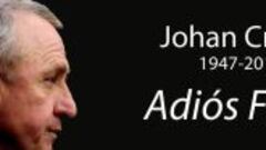 Johan Cruyff muere a los 68 años.