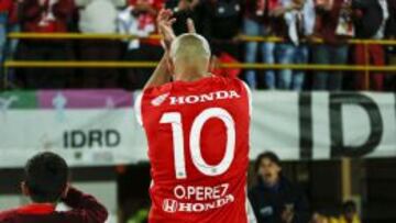 Omar Pérez ha conseguido con Santa Fe 2 Ligas colombianas, 2 Superligas, 1 Copa y 1 Sudamericana