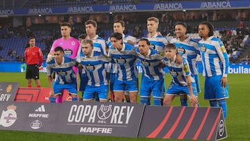 El once del Deportivo ante el Mallorca.