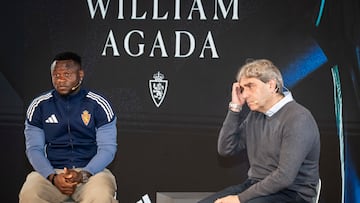 05/02/26 REAL ZARAGOZA ACTO PRESENTACION NUEVO JUGADOR
Willy Agada y Txema Indias
