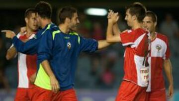 <b>ÚLTIMA VICTORIA FUERA. </b>Ante el Barça B con gol de Juvenal (0-1).