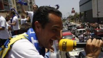 <b>ÉXITO. </b>A pesar de un comienzo irregular, Oltra pudo celebrar el ascenso con el Tenerife tras la gran segunda vuelta del equipo canario.