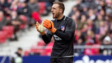 El guardameta esloveno del Atl&eacute;tico de Madrid, Jan Oblak, durante un partido.