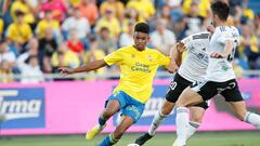 Marvin, durante un partido con Las Palmas.