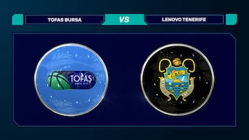 Resumen del Tofas vs. Tenerife de la Basketball Champions League