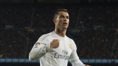 Cristiano se dirigi&oacute; as&iacute; a la afici&oacute;n azulgrana tras marcar el 1-2.
 