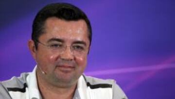 Eric Boullier est&aacute; feliz. 