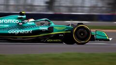 Sebastian Vettel (Aston Martin AMR22). Silverstone, F1 2022.