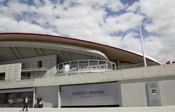 Después de la fiesta, continúan las obras en el Wanda Metropolitano