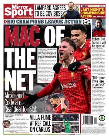 "Mbappé se hunde": las portadas de la prensa tras la derrota del Madrid