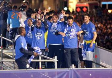 La celebración en la plaza de Cuatro Caminos.