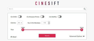 Cinesift, el comparador de películas que te ayuda a elegir sin esfuerzo
