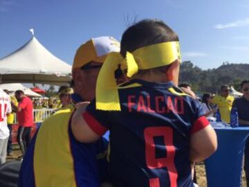 Imágenes de hinchas Colombia - Paraguay en Copa América