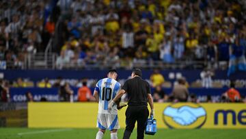 Lionel Messi gives update on Copa América injury