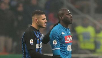 Icardi condemns racist chanting aimed at Koulibaly
