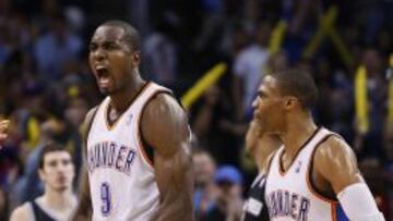 Ibaka, decisivo contra los Spurs.