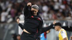 Casi no se vio en TV: esto pasó con Ortíz y Vidal tras el gol de Colo Colo