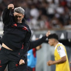 Casi no se vio en TV: esto pasó con Ortíz y Vidal tras el gol de Colo Colo