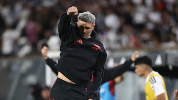 Casi no se vio en TV: esto pasó con Ortíz y Vidal tras el gol de Colo Colo