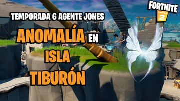 &iquest;D&oacute;nde esta la anomal&iacute;a en Isla Tibur&oacute;n en Fortnite Temporada 6?