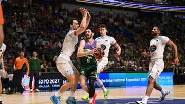 Entrada a canasta de Darío Brizuela.