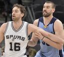 Los Spurs suman 60 victorias: Pau y Marc se citan para playoffs