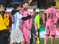 A pesar de su enojo, Messi cumple el sueño de un fan