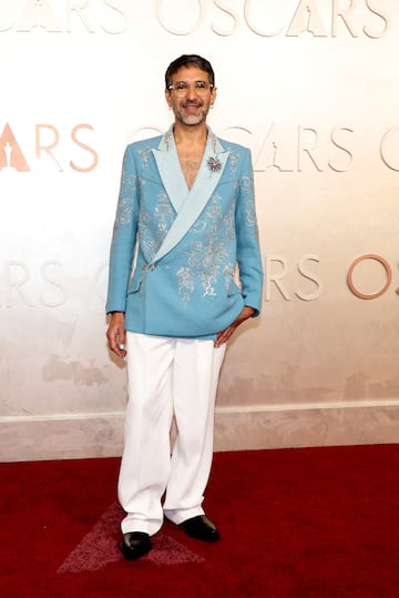 Emmanuel Janvier posa en la alfombra roja del Dolby Theatre.