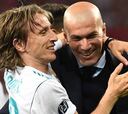 Zidane despide a Lucas y Modric