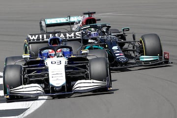 La victoria de Hamilton en la clasificación de Silverstone en imágenes