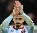 Lanzini, en buen estado tras un accidente de coche