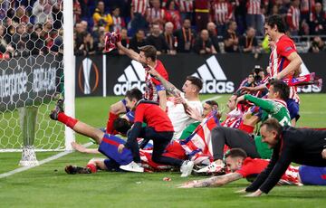 El Atlético de Madrid campeón de la Europa League por tercera vez. 