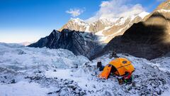 Alex Txikon en el Annapurna.