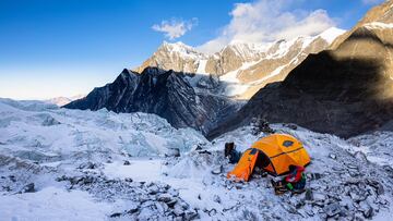 Alex Txikon en el Annapurna.