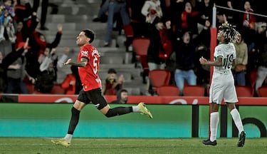 Sus últimos diez minutos de partido son para enmarcar. Su robo con gol incluido y la asistencia perfecta a Muriqi pusieron la guinda a un buen partido del jugador bermellón.