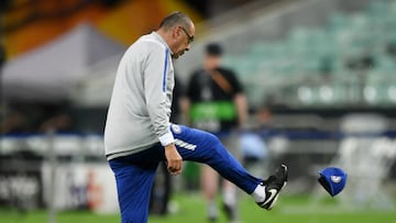 Sarri blows top and storms out of Chelsea training session on eve of Europa League final