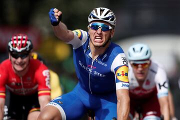 Marcel Kittel se impuso al sprint en Troyes, por delante de D¨¦mare y Greipel.