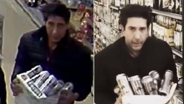 La divertida forma de David Schwimmer para demostrar que no es un buscado ladrón.