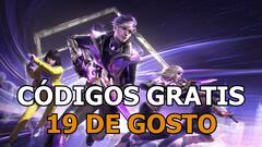 Free Fire | Códigos de hoy martes 19 de agosto de 2025: recompensas gratis