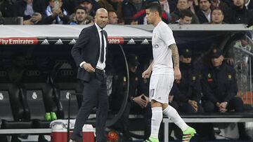 "A James le falta que Zidane le tenga un poco más de respeto"