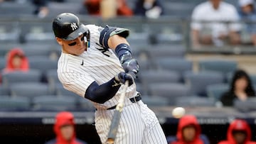 Aaron Judge ayudó el domingo en la victoria de los Yankees sobre los Rangers