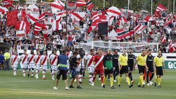 El Rayo-Sevilla de la primera jornada en Vallecas.