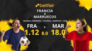 Francia vs. Marruecos: horario, TV, estadísticas, cuadro y pronósticos del Mundial Femenino