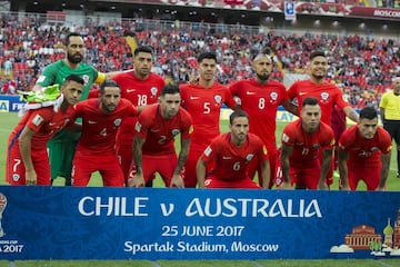 Las postales del duelo entre Chile y Australia