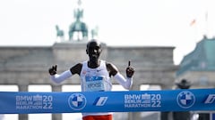 El récord de Kipchoge en imágenes