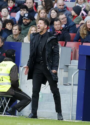 Simeone entrenador del Atlético de Madrid 