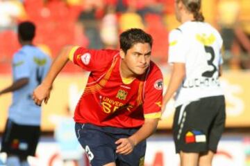 Manuel Neira (Unión Española) fue goleador el 2008-2009 con 4 goles.